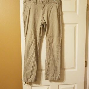 Khaki Slim Pants - Express - Photographer - 33x30